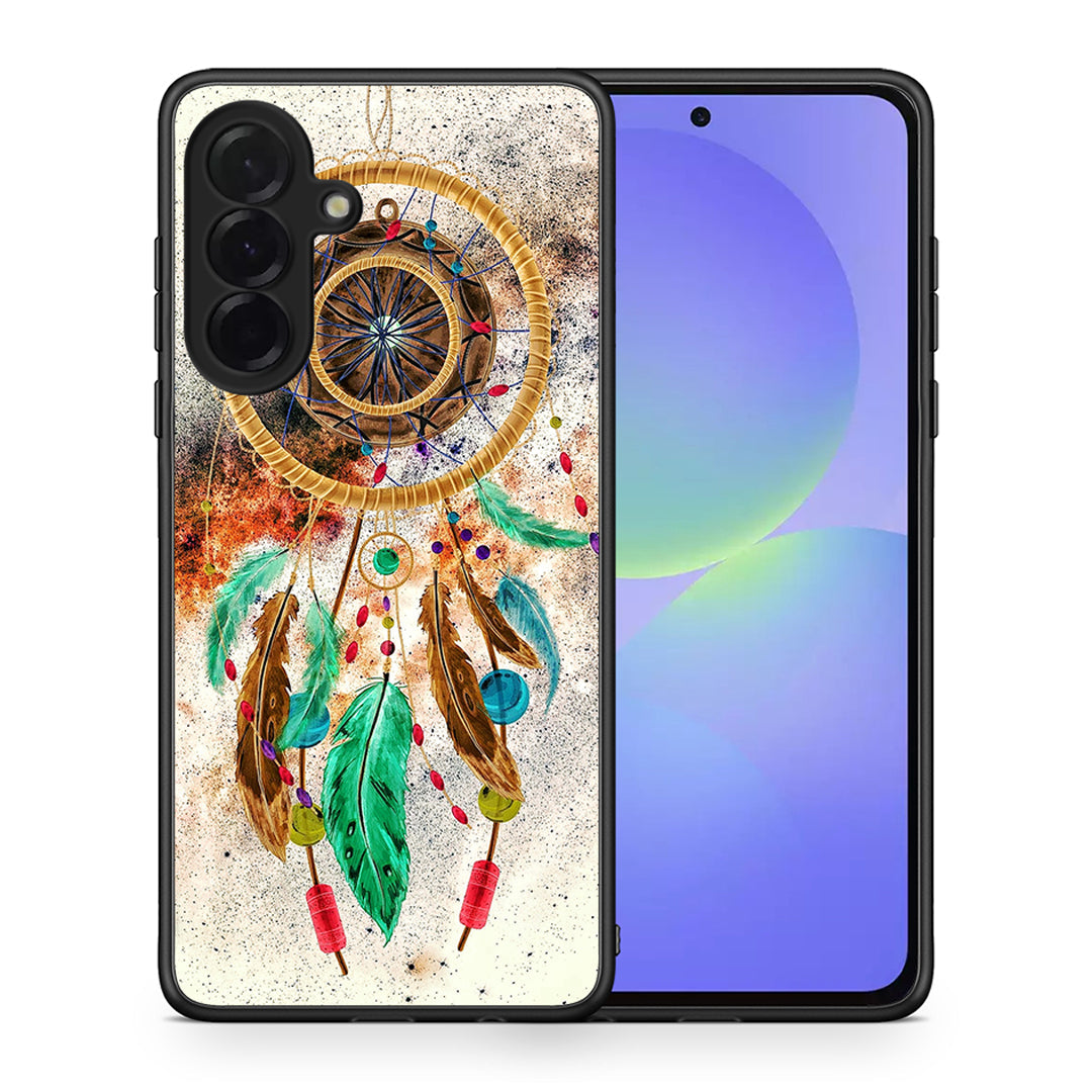 Θήκη Samsung Galaxy A36 DreamCatcher Boho από τη Smartfits με σχέδιο στο πίσω μέρος και μαύρο περίβλημα | Samsung Galaxy A36 DreamCatcher Boho case with colorful back and black bezels