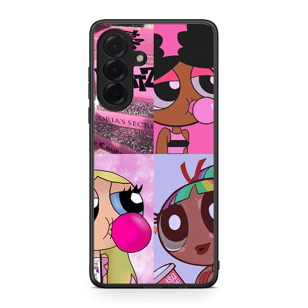 Samsung Galaxy A36 Bubble Girls Θήκη Αγίου Βαλεντίνου από τη Smartfits με σχέδιο στο πίσω μέρος και μαύρο περίβλημα | Smartphone case with colorful back and black bezels by Smartfits