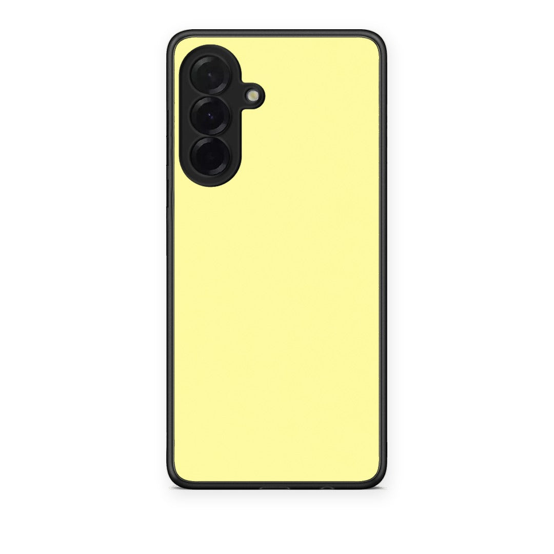 Θήκη Samsung Galaxy A36 Butter Yellow από τη Smartfits με σχέδιο στο πίσω μέρος και μαύρο περίβλημα | Samsung Galaxy A36 Butter Yellow case with colorful back and black bezels