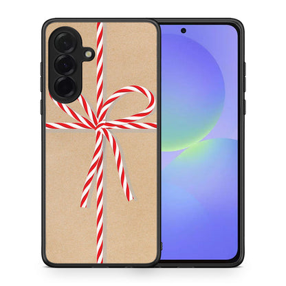 Θήκη Samsung Galaxy A36 Christmas Gift από τη Smartfits με σχέδιο στο πίσω μέρος και μαύρο περίβλημα | Samsung Galaxy A36 Christmas Gift case with colorful back and black bezels
