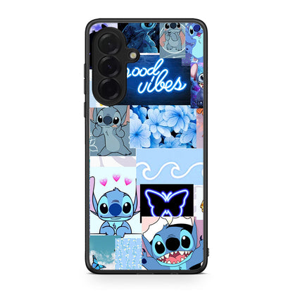 Samsung Galaxy A36 Collage Good Vibes Θήκη Αγίου Βαλεντίνου από τη Smartfits με σχέδιο στο πίσω μέρος και μαύρο περίβλημα | Smartphone case with colorful back and black bezels by Smartfits