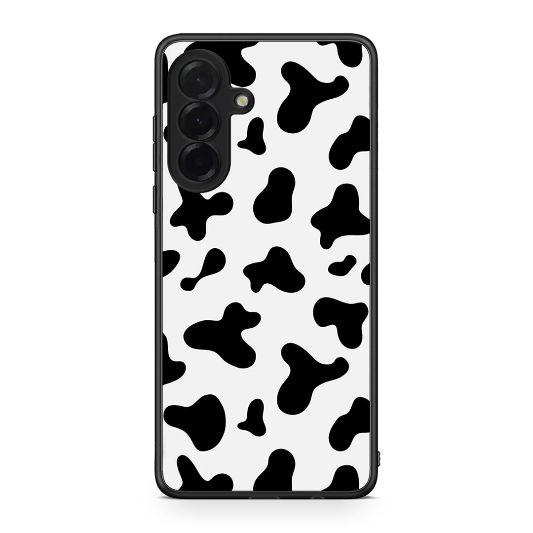 Samsung Galaxy A36 Cow Print θήκη από τη Smartfits με σχέδιο στο πίσω μέρος και μαύρο περίβλημα | Smartphone case with colorful back and black bezels by Smartfits