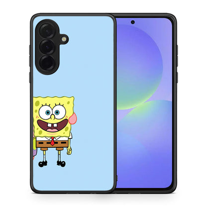 Θήκη Samsung Galaxy A36 Friends Bob από τη Smartfits με σχέδιο στο πίσω μέρος και μαύρο περίβλημα | Samsung Galaxy A36 Friends Bob case with colorful back and black bezels