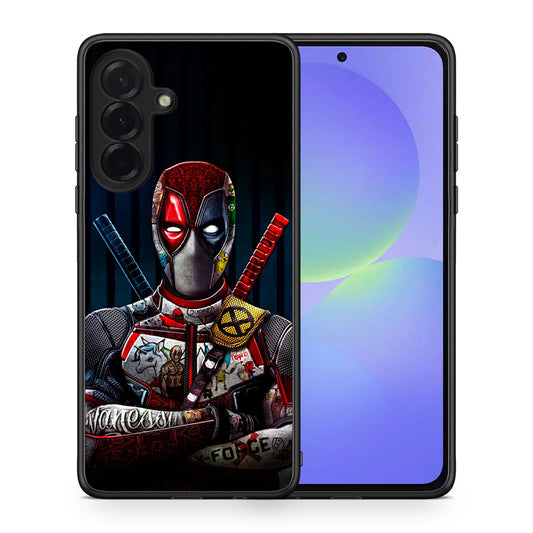 Θήκη Samsung Galaxy A36 Funny Guy από τη Smartfits με σχέδιο στο πίσω μέρος και μαύρο περίβλημα | Samsung Galaxy A36 Funny Guy case with colorful back and black bezels