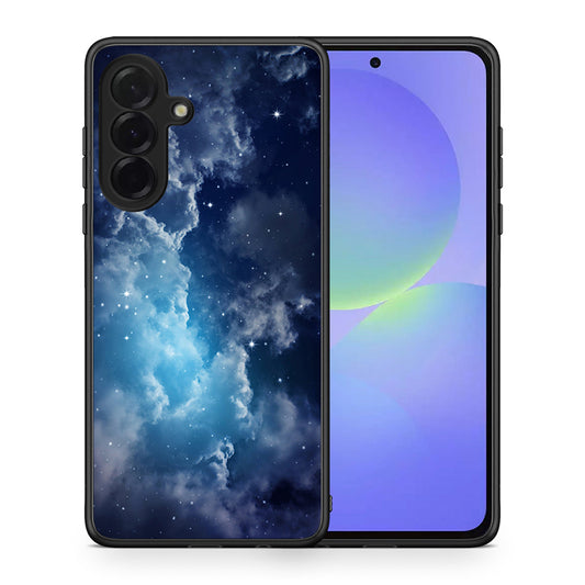 Θήκη Samsung Galaxy A36 Blue Sky Galaxy από τη Smartfits με σχέδιο στο πίσω μέρος και μαύρο περίβλημα | Samsung Galaxy A36 Blue Sky Galaxy case with colorful back and black bezels