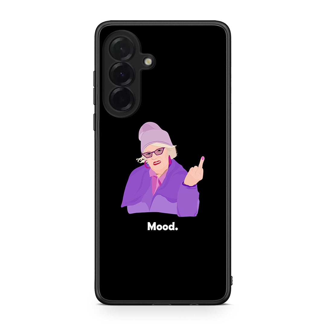 Samsung Galaxy A36 Grandma Mood Black θήκη από τη Smartfits με σχέδιο στο πίσω μέρος και μαύρο περίβλημα | Smartphone case with colorful back and black bezels by Smartfits