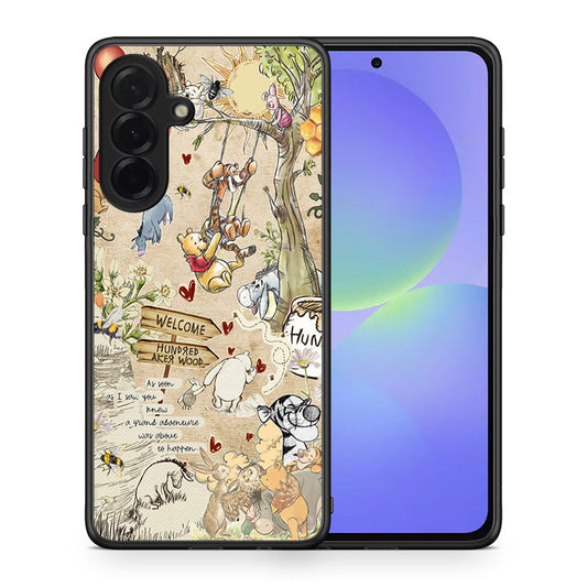 Θήκη Samsung Galaxy A36 Happy Friends από τη Smartfits με σχέδιο στο πίσω μέρος και μαύρο περίβλημα | Samsung Galaxy A36 Happy Friends case with colorful back and black bezels