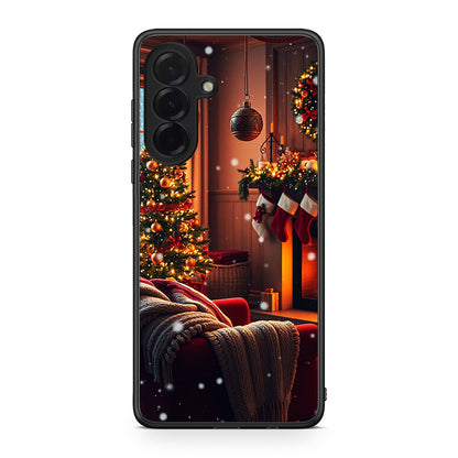 Samsung Galaxy A36 Home For Christmas θήκη από τη Smartfits με σχέδιο στο πίσω μέρος και μαύρο περίβλημα | Smartphone case with colorful back and black bezels by Smartfits