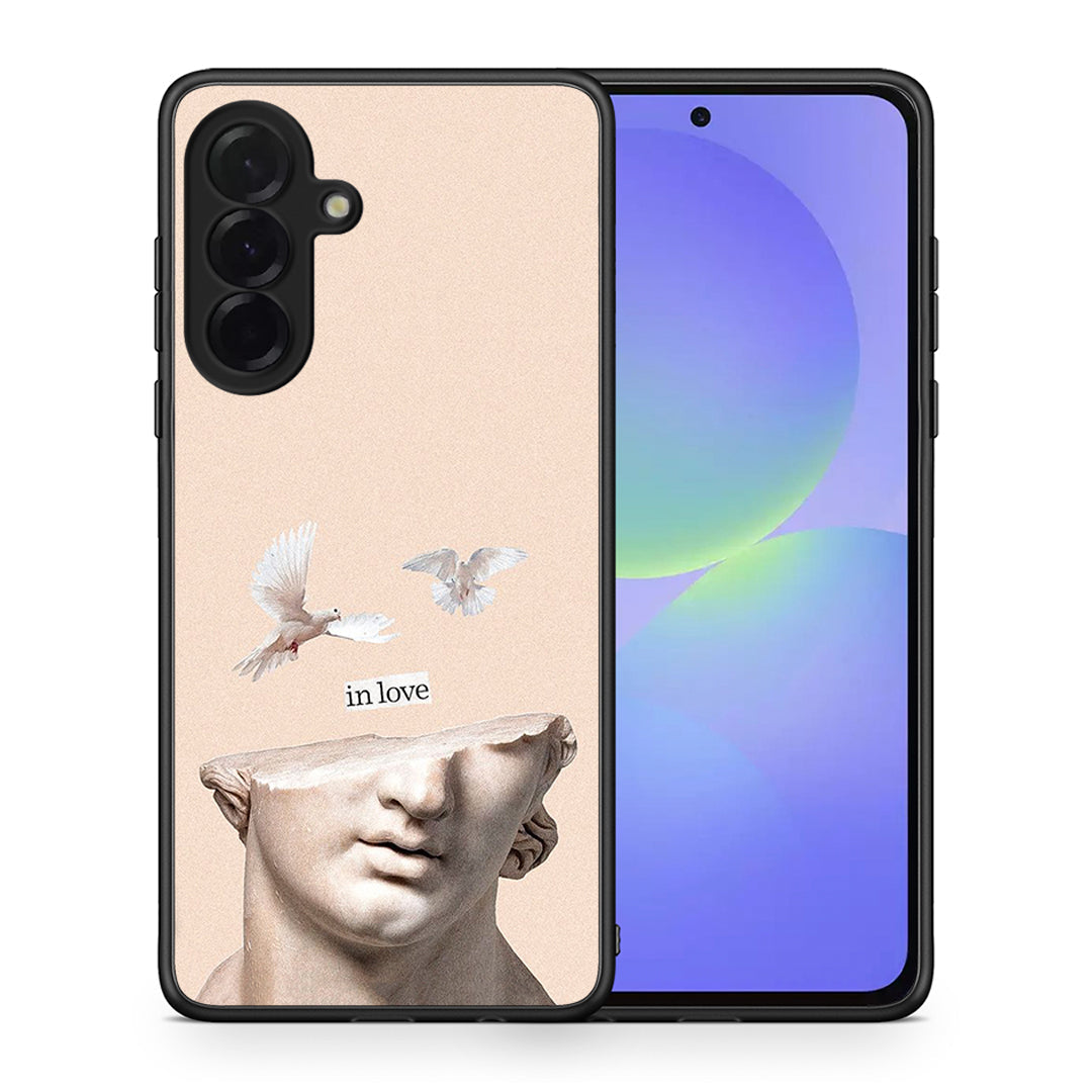 Θήκη Samsung Galaxy A36 In Love από τη Smartfits με σχέδιο στο πίσω μέρος και μαύρο περίβλημα | Samsung Galaxy A36 In Love case with colorful back and black bezels