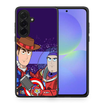 Θήκη Samsung Galaxy A36 Infinity Story από τη Smartfits με σχέδιο στο πίσω μέρος και μαύρο περίβλημα | Samsung Galaxy A36 Infinity Story case with colorful back and black bezels
