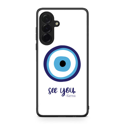 Samsung Galaxy A36 Karma Says θήκη από τη Smartfits με σχέδιο στο πίσω μέρος και μαύρο περίβλημα | Smartphone case with colorful back and black bezels by Smartfits