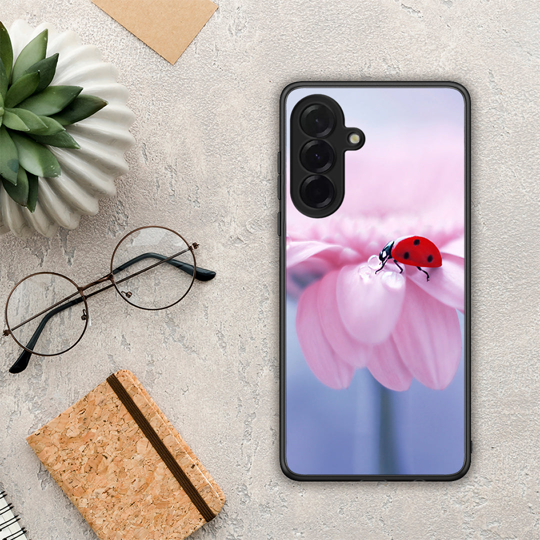 Ladybug Flower - Samsung Galaxy A36 θήκη