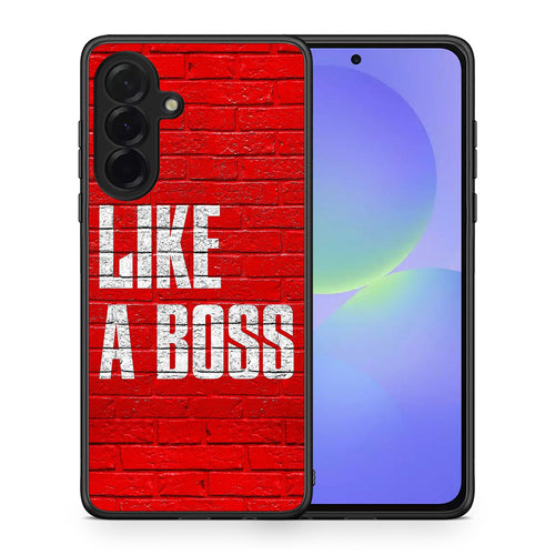 Θήκη Samsung Galaxy A36 Like A Boss από τη Smartfits με σχέδιο στο πίσω μέρος και μαύρο περίβλημα | Samsung Galaxy A36 Like A Boss case with colorful back and black bezels