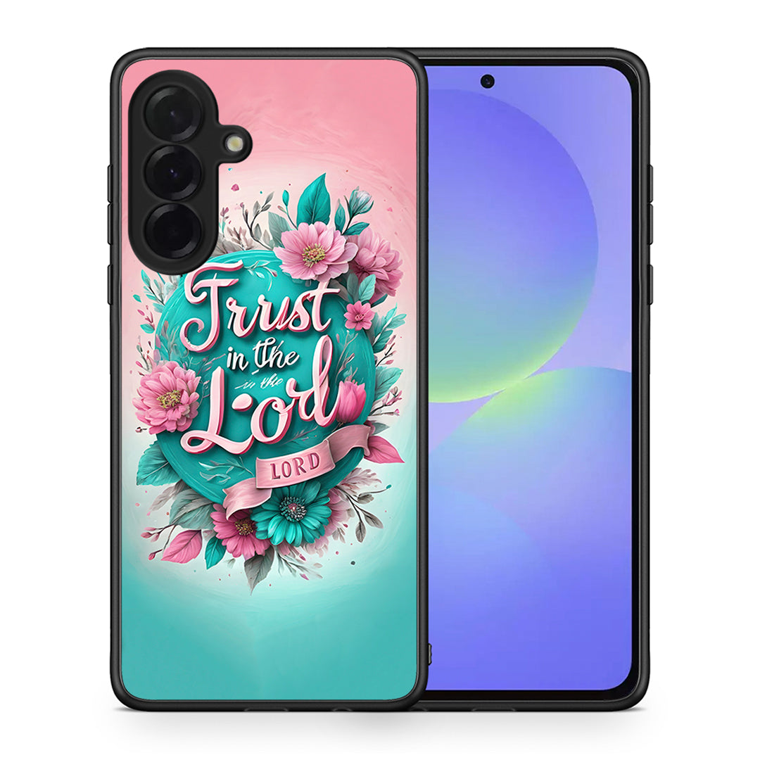 Θήκη Samsung Galaxy A36 Lord Trust από τη Smartfits με σχέδιο στο πίσω μέρος και μαύρο περίβλημα | Samsung Galaxy A36 Lord Trust case with colorful back and black bezels