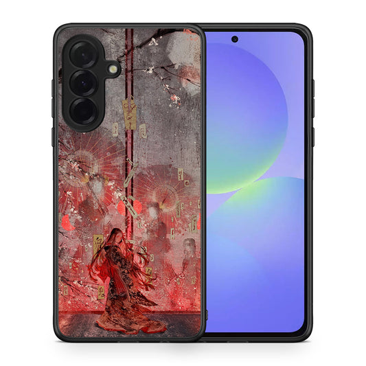 Θήκη Samsung Galaxy A36 Nezuko Kamado από τη Smartfits με σχέδιο στο πίσω μέρος και μαύρο περίβλημα | Samsung Galaxy A36 Nezuko Kamado case with colorful back and black bezels