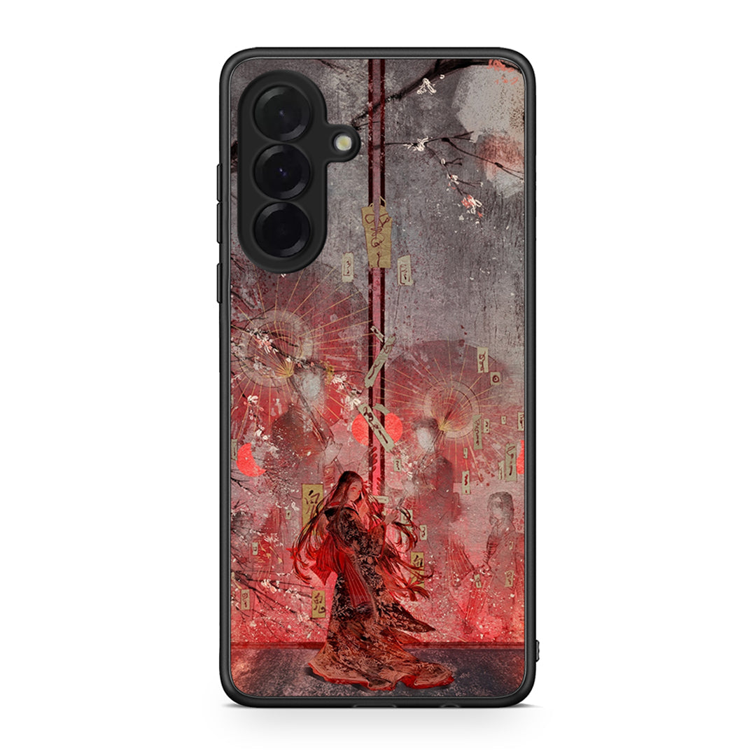 Samsung Galaxy A36 Nezuko Kamado θήκη από τη Smartfits με σχέδιο στο πίσω μέρος και μαύρο περίβλημα | Smartphone case with colorful back and black bezels by Smartfits