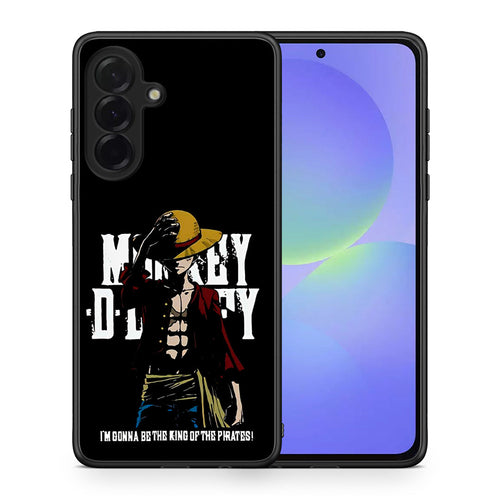 Θήκη Samsung Galaxy A36 Pirate King από τη Smartfits με σχέδιο στο πίσω μέρος και μαύρο περίβλημα | Samsung Galaxy A36 Pirate King case with colorful back and black bezels