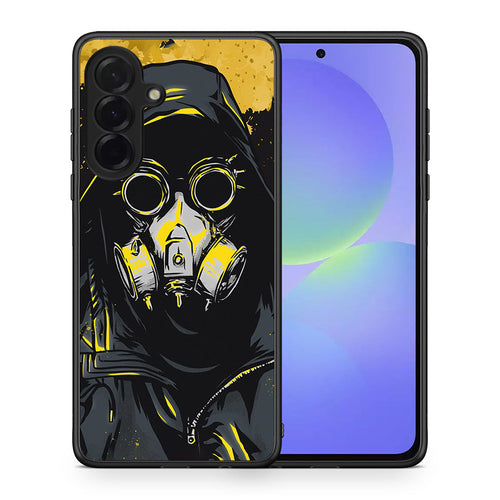 Θήκη Samsung Galaxy A36 Mask PopArt από τη Smartfits με σχέδιο στο πίσω μέρος και μαύρο περίβλημα | Samsung Galaxy A36 Mask PopArt case with colorful back and black bezels