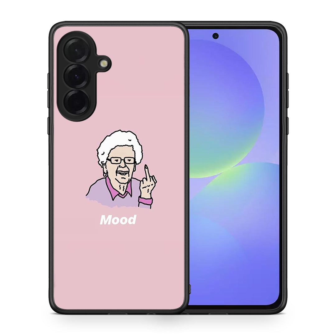 Θήκη Samsung Galaxy A36 Mood PopArt από τη Smartfits με σχέδιο στο πίσω μέρος και μαύρο περίβλημα | Samsung Galaxy A36 Mood PopArt case with colorful back and black bezels