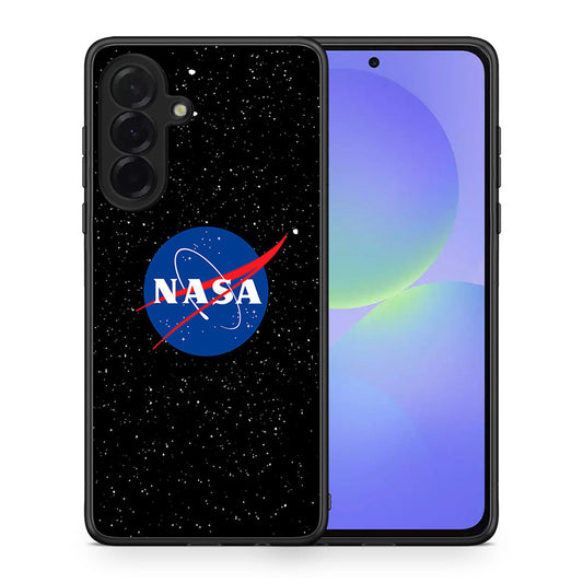 Θήκη Samsung Galaxy A36 NASA PopArt από τη Smartfits με σχέδιο στο πίσω μέρος και μαύρο περίβλημα | Samsung Galaxy A36 NASA PopArt case with colorful back and black bezels