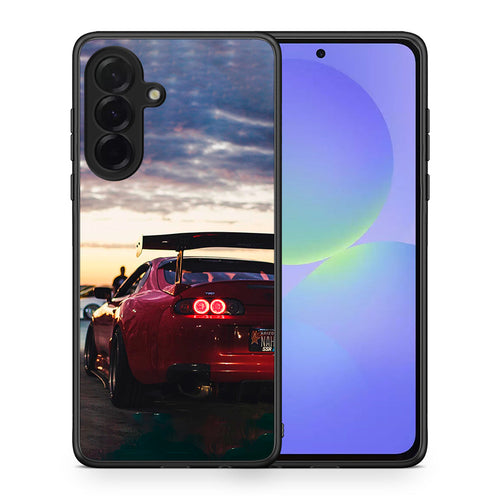 Θήκη Samsung Galaxy A36 Racing Supra από τη Smartfits με σχέδιο στο πίσω μέρος και μαύρο περίβλημα | Samsung Galaxy A36 Racing Supra case with colorful back and black bezels