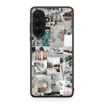 Samsung Galaxy A36 Retro Beach Life Θήκη από τη Smartfits με σχέδιο στο πίσω μέρος και μαύρο περίβλημα | Smartphone case with colorful back and black bezels by Smartfits