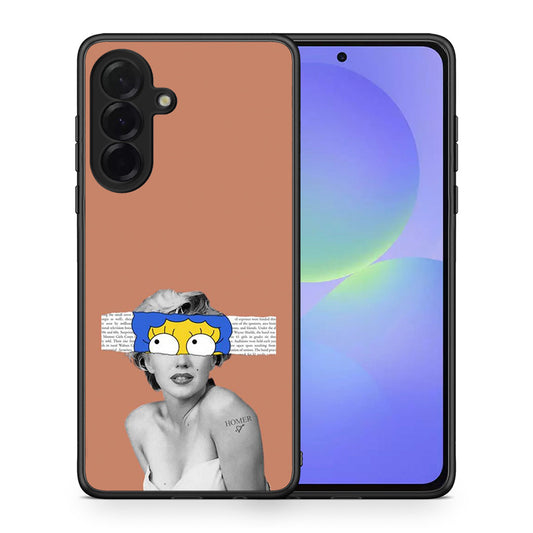 Θήκη Samsung Galaxy A36 Sim Merilyn από τη Smartfits με σχέδιο στο πίσω μέρος και μαύρο περίβλημα | Samsung Galaxy A36 Sim Merilyn case with colorful back and black bezels