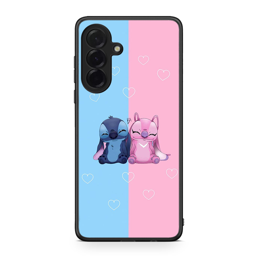 Samsung Galaxy A36 Stitch And Angel θήκη από τη Smartfits με σχέδιο στο πίσω μέρος και μαύρο περίβλημα | Smartphone case with colorful back and black bezels by Smartfits
