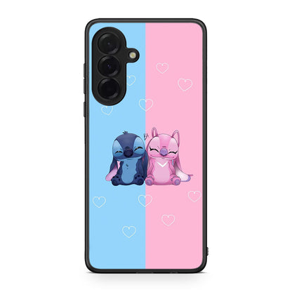 Samsung Galaxy A36 Stitch And Angel θήκη από τη Smartfits με σχέδιο στο πίσω μέρος και μαύρο περίβλημα | Smartphone case with colorful back and black bezels by Smartfits