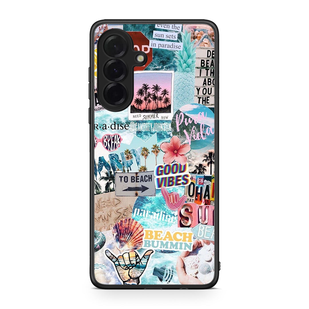 Samsung Galaxy A36 Summer Vibes Θήκη από τη Smartfits με σχέδιο στο πίσω μέρος και μαύρο περίβλημα | Smartphone case with colorful back and black bezels by Smartfits