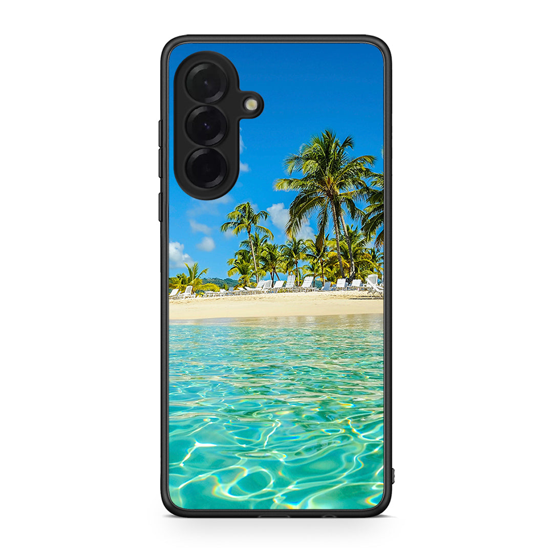 Samsung Galaxy A36 Tropical Vibes Θήκη από τη Smartfits με σχέδιο στο πίσω μέρος και μαύρο περίβλημα | Smartphone case with colorful back and black bezels by Smartfits