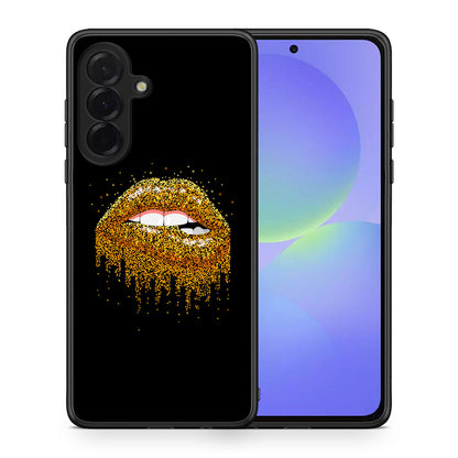 Θήκη Samsung Galaxy A36 Golden Valentine από τη Smartfits με σχέδιο στο πίσω μέρος και μαύρο περίβλημα | Samsung Galaxy A36 Golden Valentine case with colorful back and black bezels