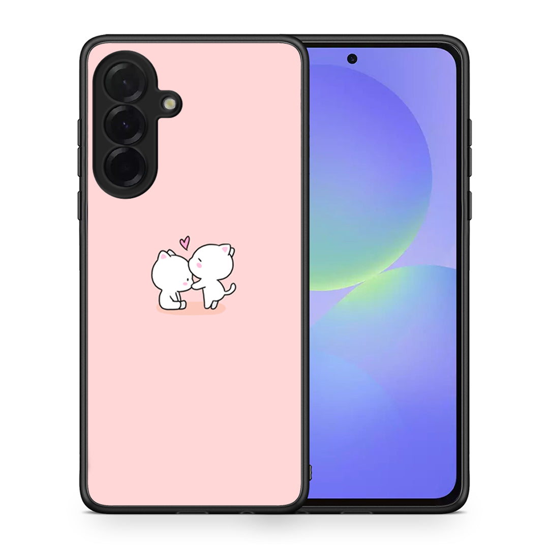 Θήκη Samsung Galaxy A36 Love Valentine από τη Smartfits με σχέδιο στο πίσω μέρος και μαύρο περίβλημα | Samsung Galaxy A36 Love Valentine case with colorful back and black bezels