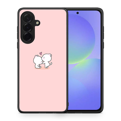 Θήκη Samsung Galaxy A36 Love Valentine από τη Smartfits με σχέδιο στο πίσω μέρος και μαύρο περίβλημα | Samsung Galaxy A36 Love Valentine case with colorful back and black bezels
