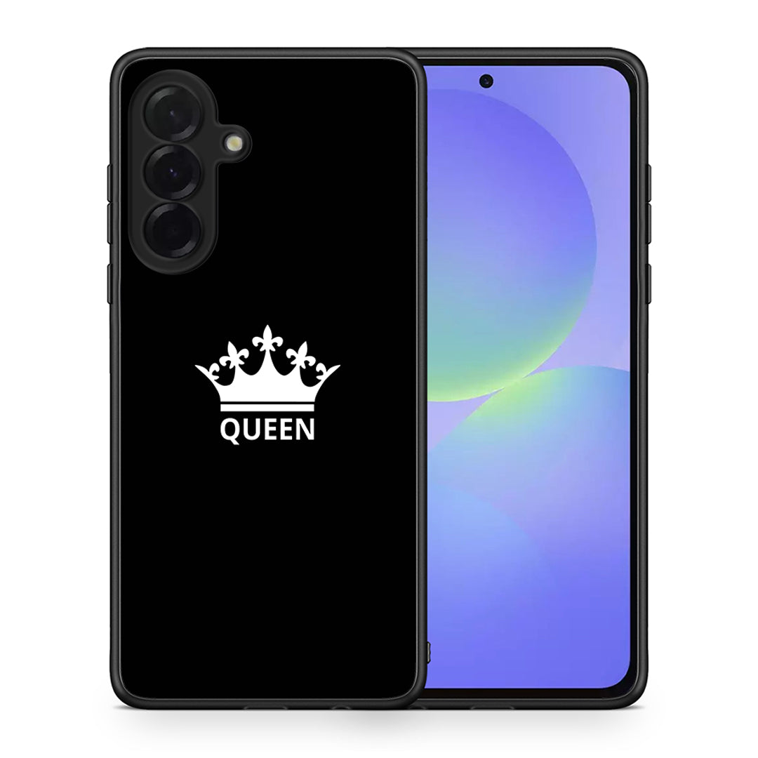 Θήκη Samsung Galaxy A36 Queen Valentine από τη Smartfits με σχέδιο στο πίσω μέρος και μαύρο περίβλημα | Samsung Galaxy A36 Queen Valentine case with colorful back and black bezels