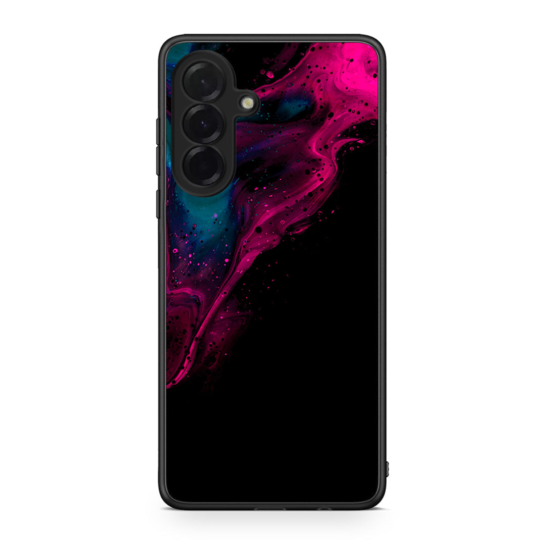 4 - Samsung Galaxy A36 Pink Black Watercolor case, cover, bumper