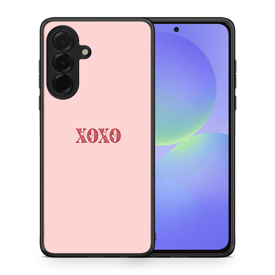 Θήκη Samsung Galaxy A36 XOXO Love από τη Smartfits με σχέδιο στο πίσω μέρος και μαύρο περίβλημα | Samsung Galaxy A36 XOXO Love case with colorful back and black bezels