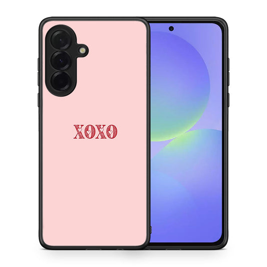 Θήκη Samsung Galaxy A36 XOXO Love από τη Smartfits με σχέδιο στο πίσω μέρος και μαύρο περίβλημα | Samsung Galaxy A36 XOXO Love case with colorful back and black bezels