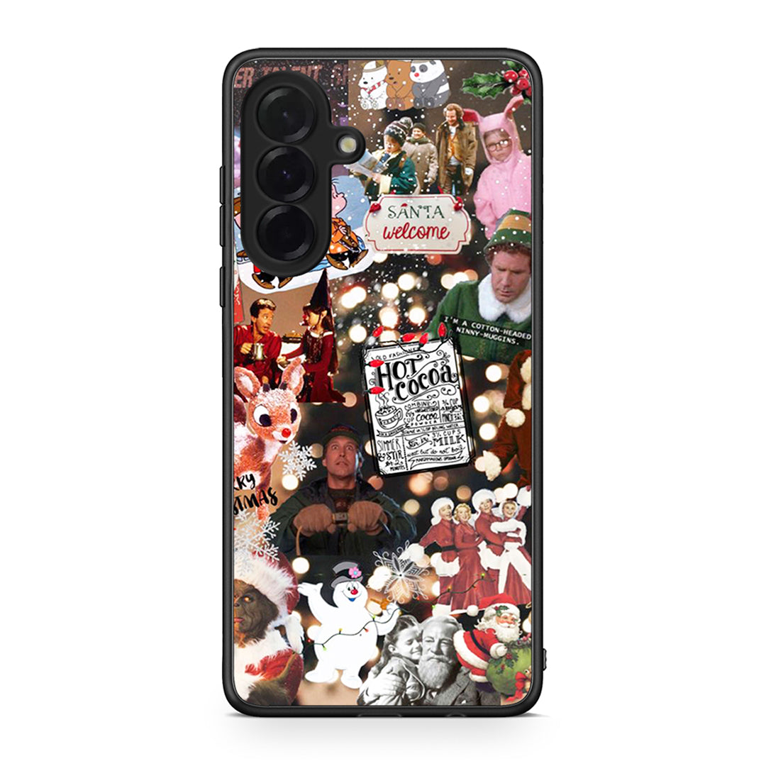 Samsung Galaxy A36 Xmas Movies θήκη από τη Smartfits με σχέδιο στο πίσω μέρος και μαύρο περίβλημα | Smartphone case with colorful back and black bezels by Smartfits