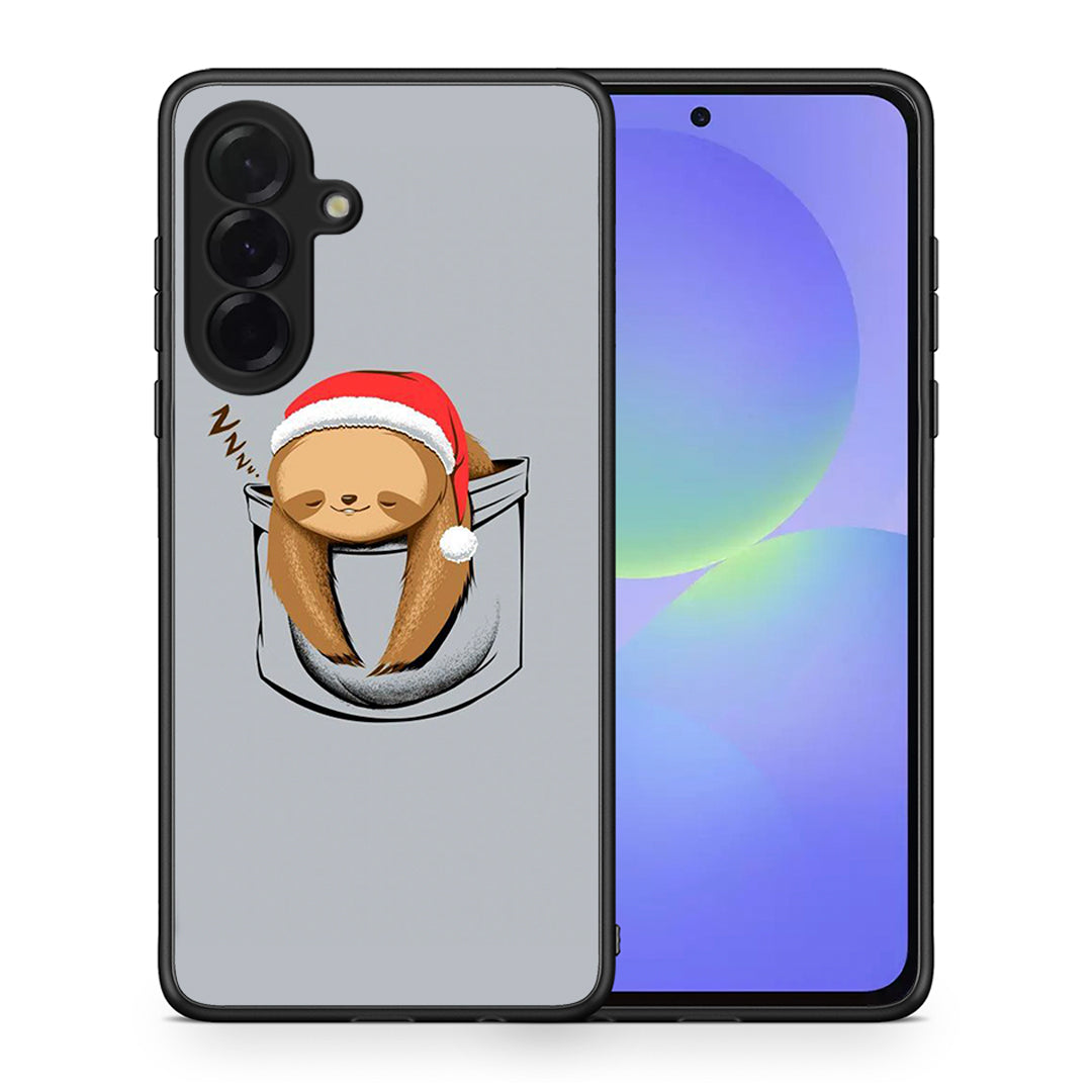 Θήκη Samsung Galaxy A36 Xmas Zzzz από τη Smartfits με σχέδιο στο πίσω μέρος και μαύρο περίβλημα | Samsung Galaxy A36 Xmas Zzzz case with colorful back and black bezels