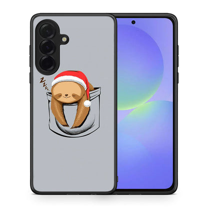 Θήκη Samsung Galaxy A36 Xmas Zzzz από τη Smartfits με σχέδιο στο πίσω μέρος και μαύρο περίβλημα | Samsung Galaxy A36 Xmas Zzzz case with colorful back and black bezels