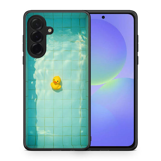 Θήκη Samsung Galaxy A36 Yellow Duck από τη Smartfits με σχέδιο στο πίσω μέρος και μαύρο περίβλημα | Samsung Galaxy A36 Yellow Duck case with colorful back and black bezels