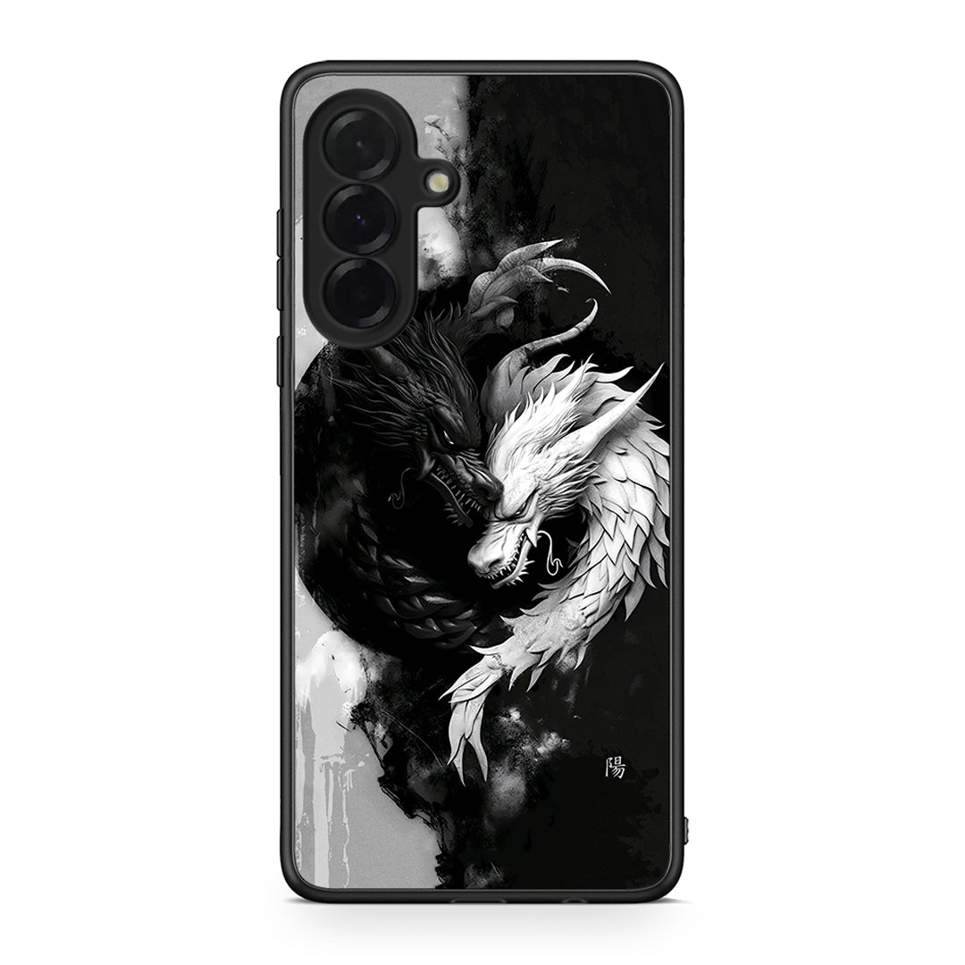 Samsung Galaxy A36 Yin Yang Θήκη από τη Smartfits με σχέδιο στο πίσω μέρος και μαύρο περίβλημα | Smartphone case with colorful back and black bezels by Smartfits