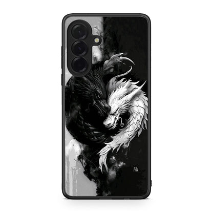 Samsung Galaxy A36 Yin Yang Θήκη από τη Smartfits με σχέδιο στο πίσω μέρος και μαύρο περίβλημα | Smartphone case with colorful back and black bezels by Smartfits