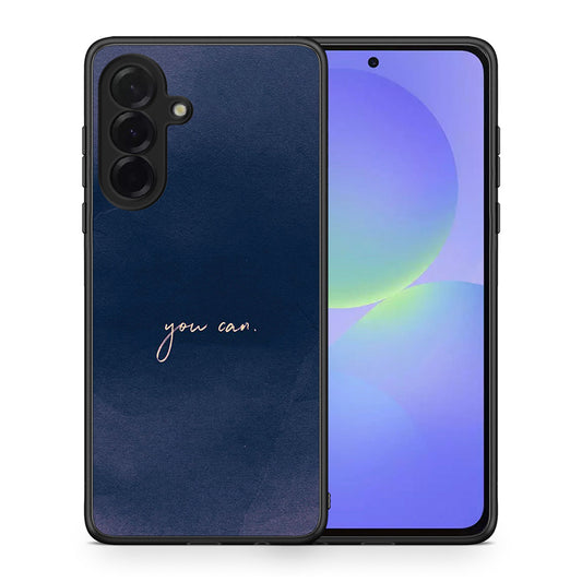 Θήκη Samsung Galaxy A36 You Can από τη Smartfits με σχέδιο στο πίσω μέρος και μαύρο περίβλημα | Samsung Galaxy A36 You Can case with colorful back and black bezels