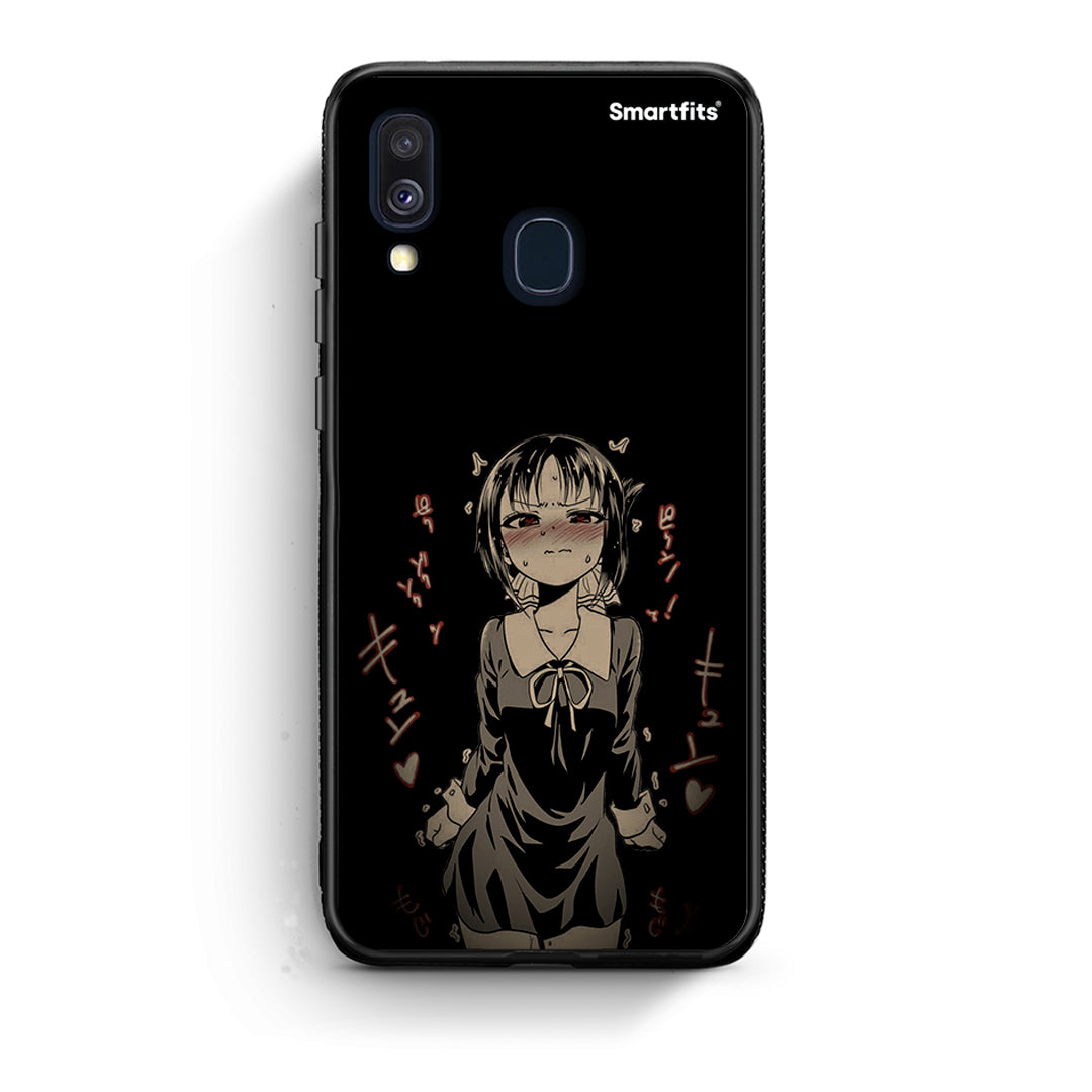 Samsung A40 Anime Girl θήκη από τη Smartfits με σχέδιο στο πίσω μέρος και μαύρο περίβλημα | Smartphone case with colorful back and black bezels by Smartfits
