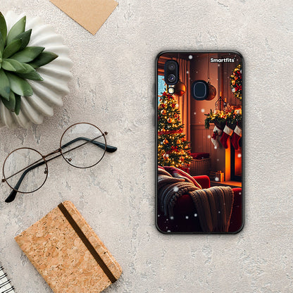 Home For Christmas - Samsung Galaxy A40 θήκη