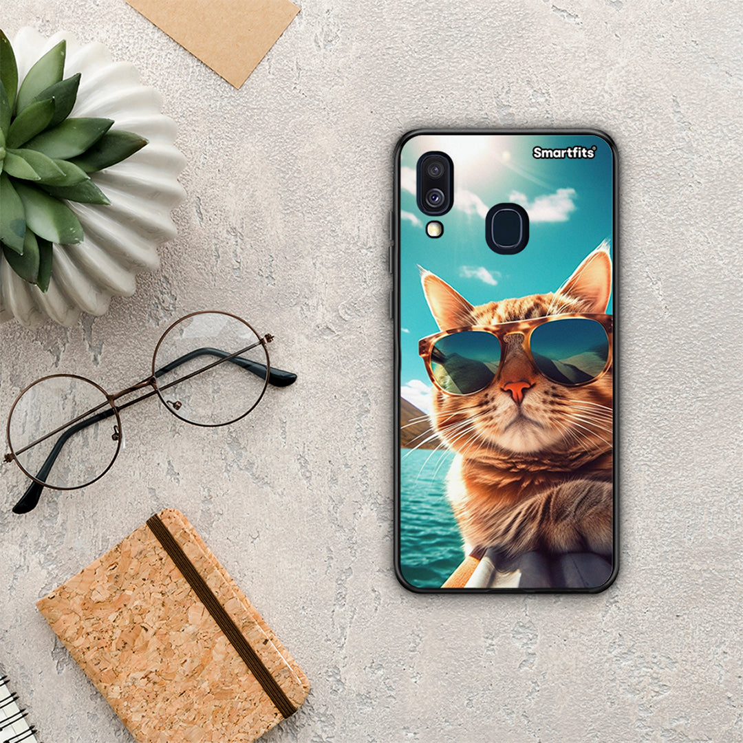 Summer Cat - Samsung Galaxy A40 θήκη