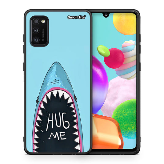 Θήκη Samsung A41 Hug Me από τη Smartfits με σχέδιο στο πίσω μέρος και μαύρο περίβλημα | Samsung A41 Hug Me case with colorful back and black bezels