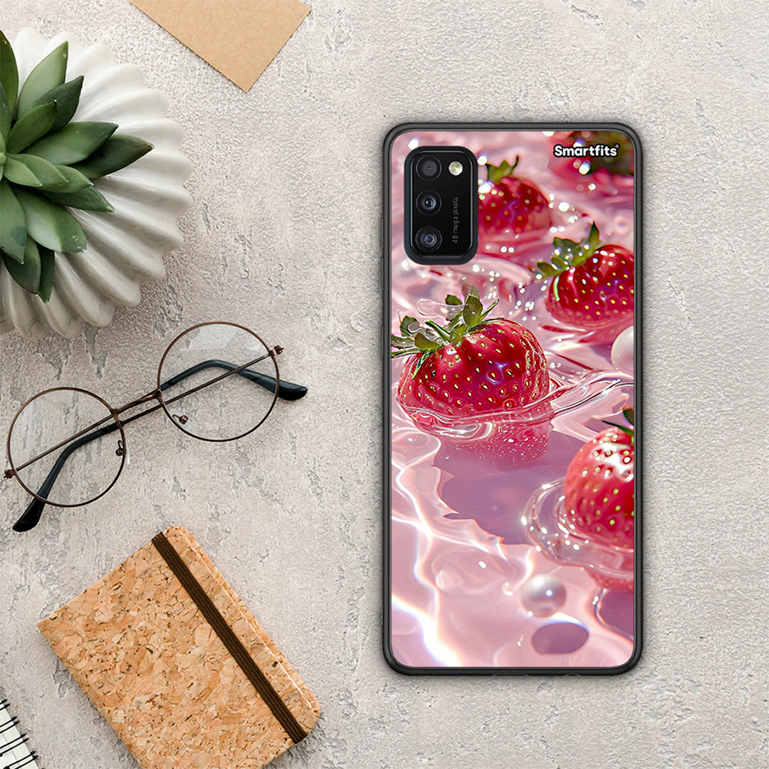 Juicy Strawberries - Samsung Galaxy A41 θήκη